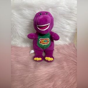 Barney’s 9” World Purple Dinosaur Plush Stuffed Signs I Love you song. 2015